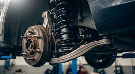Steering and suspension repair — shocks, struts and wheel alignment at Aracena Auto Center in Trenton NJ
